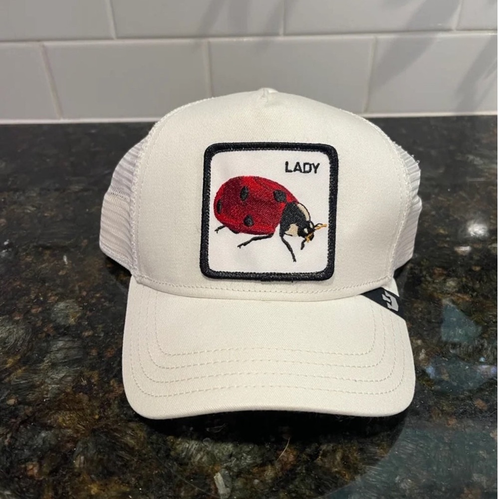 Goorin Brothers The Lady Bug Trucker Hat. Brand New